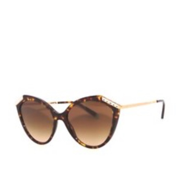 Tiffany & Co 4173 80153B 55 Havana Brown Gradient Sunglasses TF4173B - Picture 1 of 4